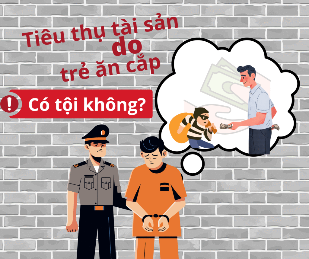 Ảnh tiêu thụ tài sản do trẻ ăn cắp